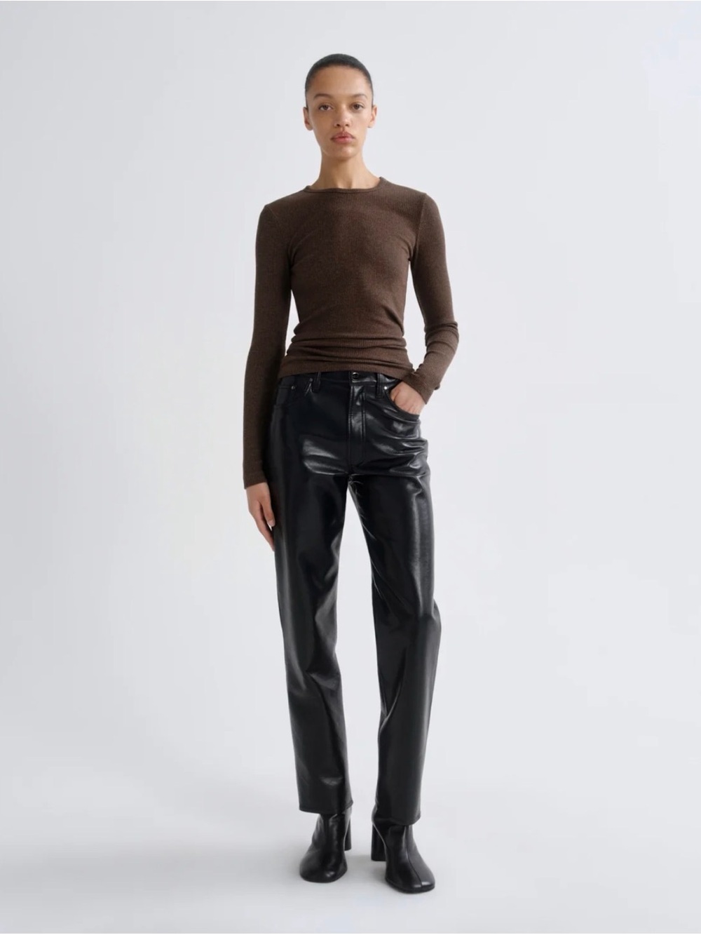 Agolde Vegan Leather Pants